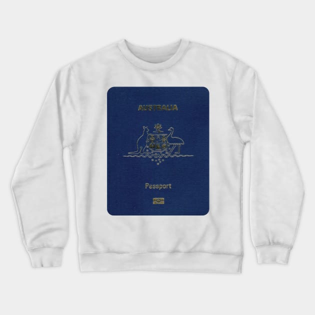 Australian Passport Crewneck Sweatshirt by Islanr